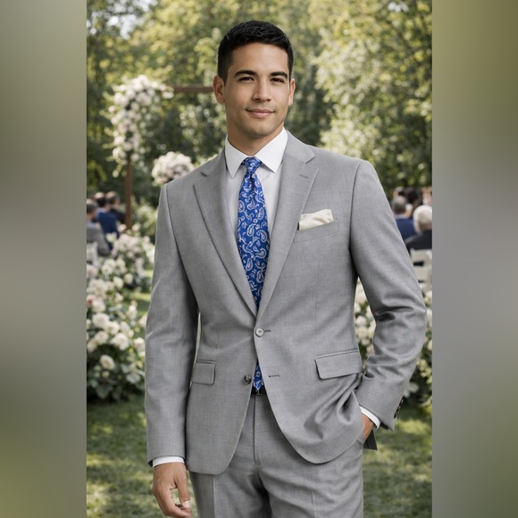 Roundtree & Yorke Other - NEW! Roundtree & Yorke Blue Paisley Tie